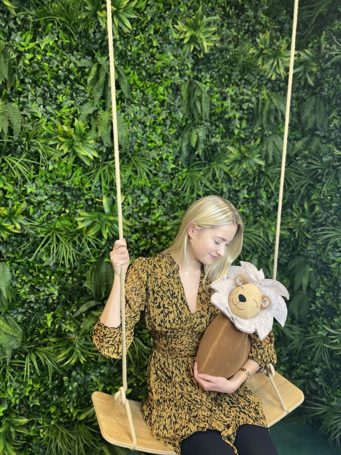 Handmade Lion Cuddle Pillow for Comfort and Safari Dreams