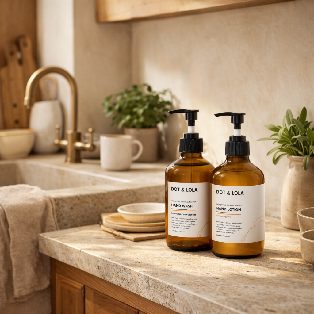 Citrus Hand Care Bundle – Wash &amp; Lotion Duo