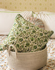Handy Handwoven Rattan Basket - White