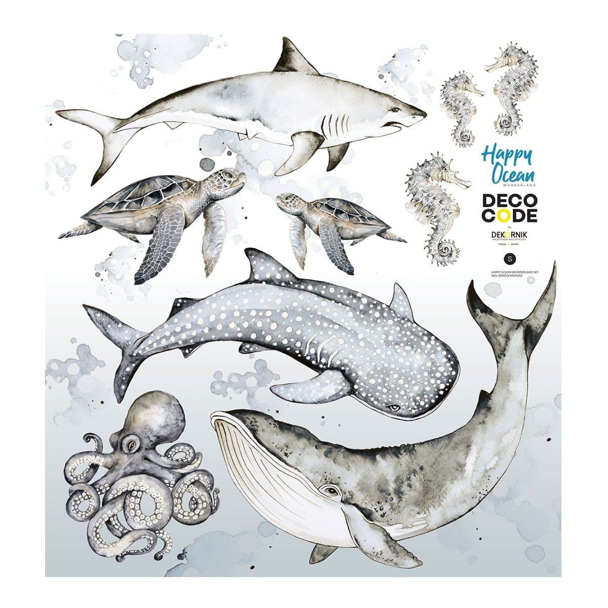 Enchanting Ocean Wonderland Wall Stickers Set