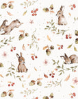 Happy Rabbits Wallpaper Strip for Whimsical Walls