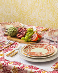 Harbour Island Round Rattan Charger Placemat White - Set of 4