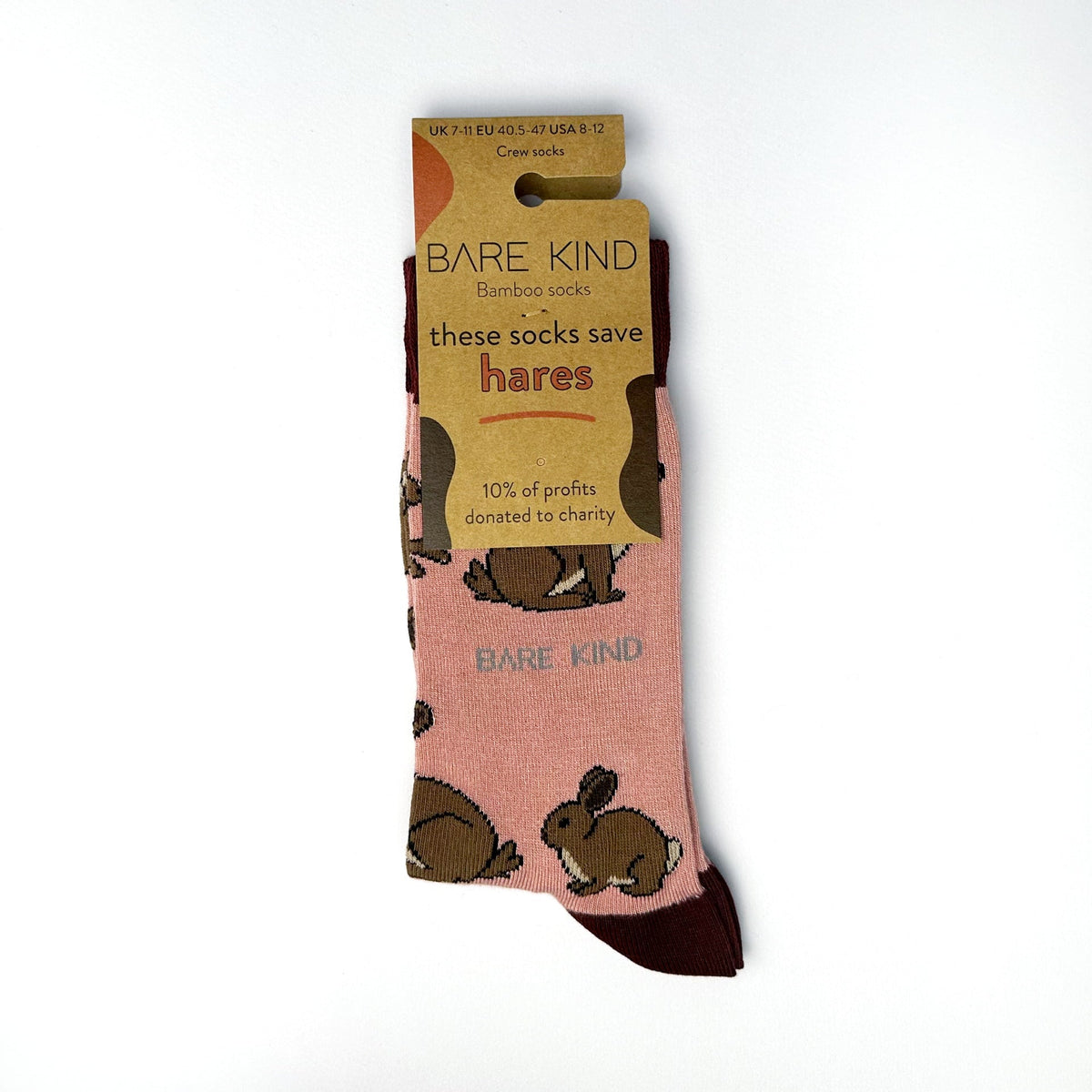 Save the Hares Bamboo Socks