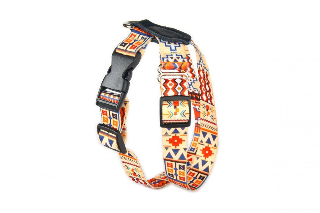 Boho Collection Dog Collar – A style that combines hippie blaze of colors with casual surfers and bohemian originality. by Matteo at www.brixbailey.com