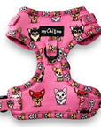 Signature Pink Chihuahua Print Exclusive Small Dog Harness by My Chi and Me SALE