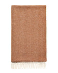 Harriet's Soft Amber British Merino Wool Throw Blanket