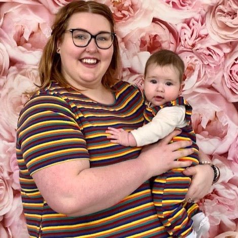 Hazel Stripe Breastfeeding Top