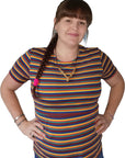 Hazel Stripe Breastfeeding Top