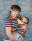 Hazel Stripe Breastfeeding Top