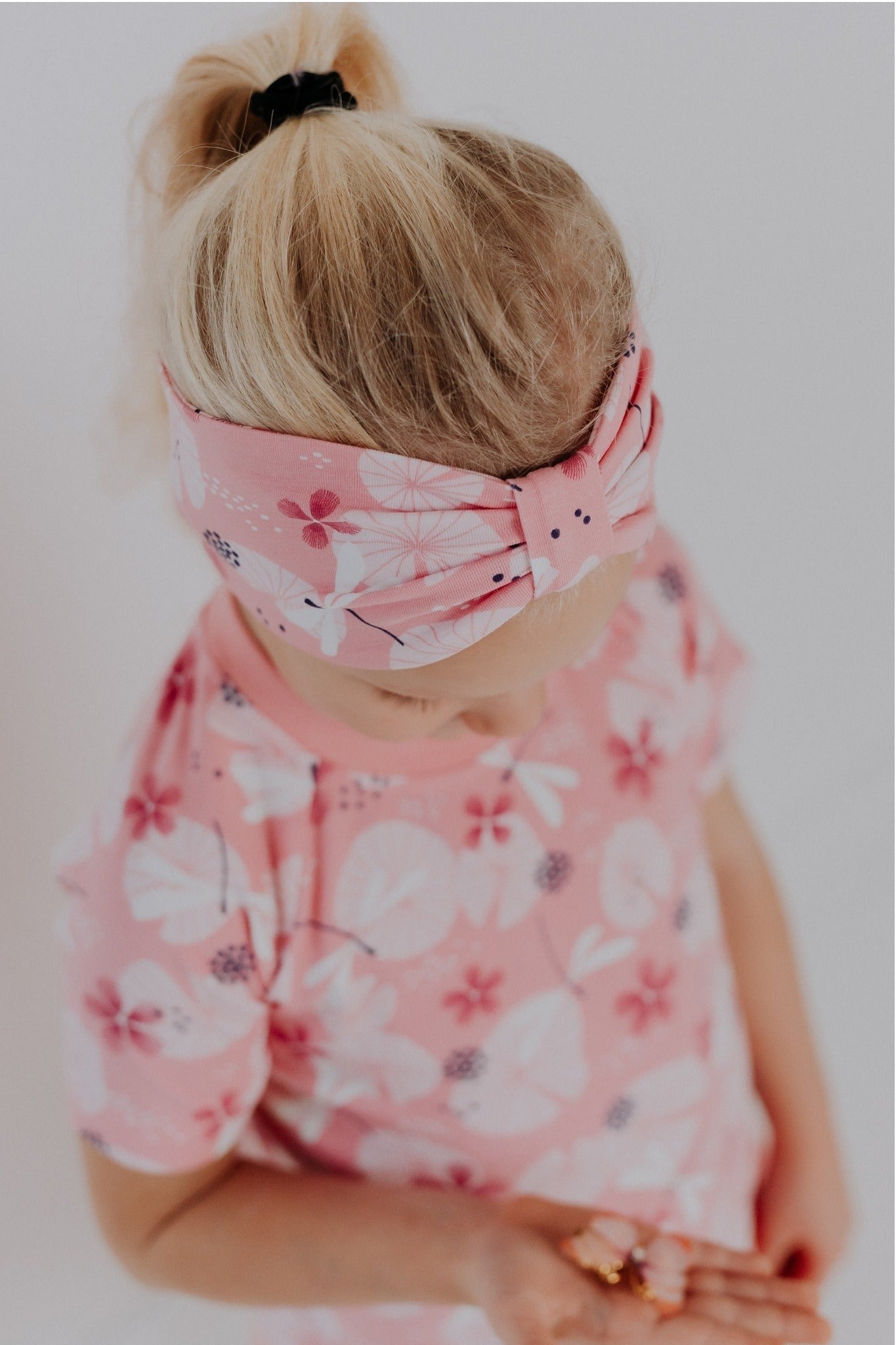 Girls Headband with Dragonfly Detail