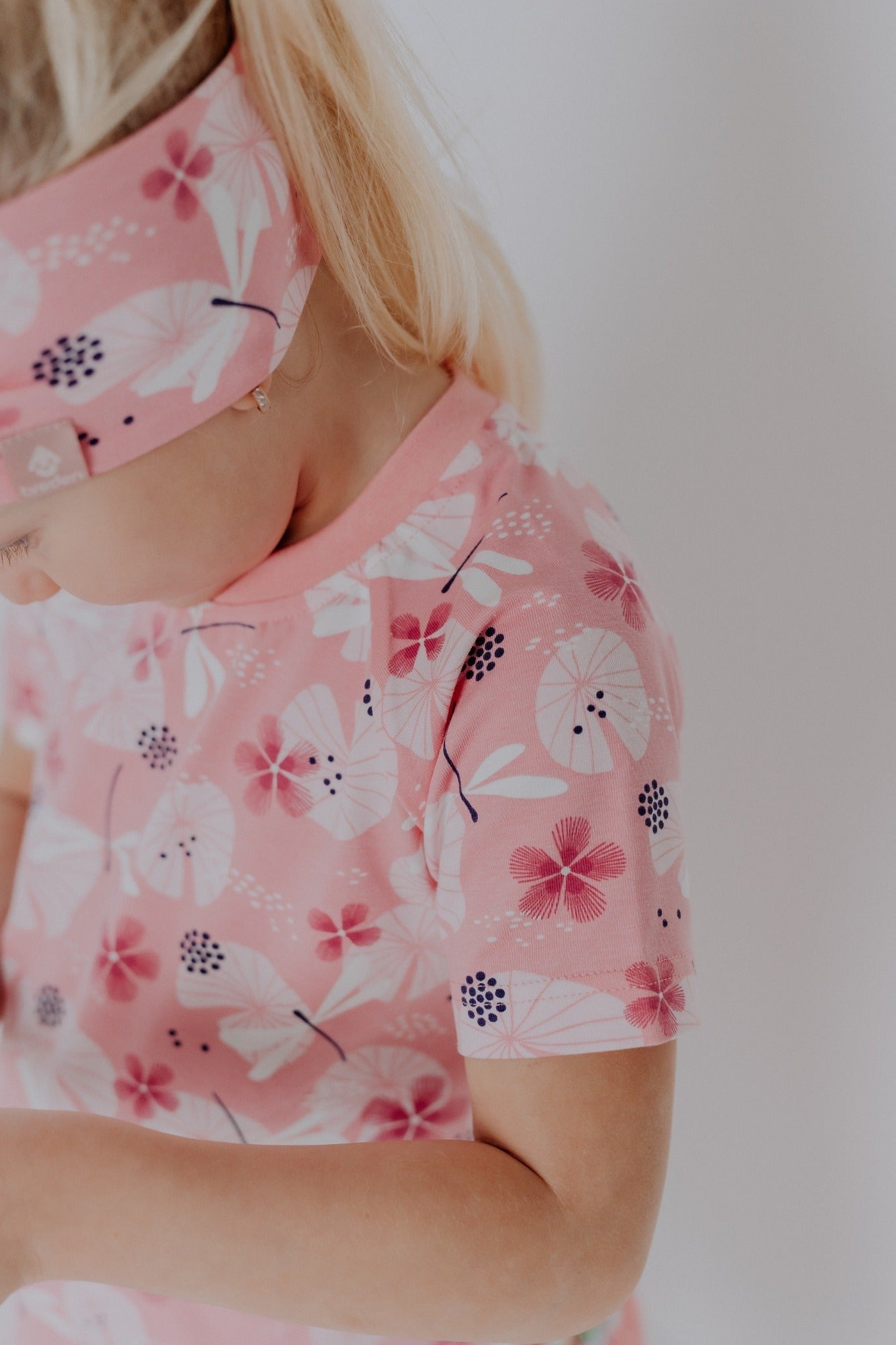 Girls Headband with Dragonfly Detail