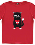 Womens Heartful Cat T Shirt