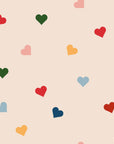 Bright Hearts Kids Room Wallpaper