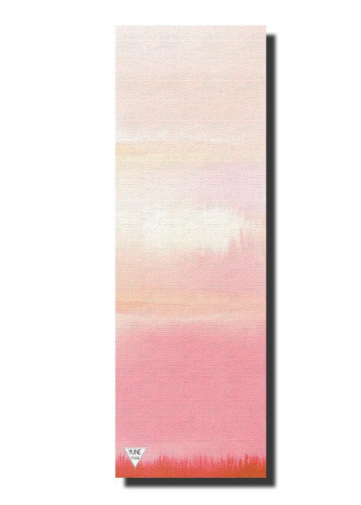 Hecate Yoga Mat – 6 mm Extra Thick, Non-Slip Eco-Friendly PER with Soft Pink Ombré UV-Printed Design | Yune Yoga-0