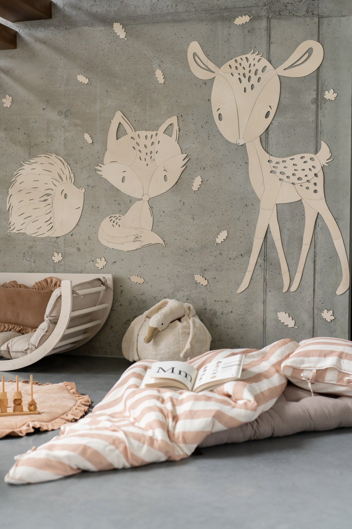 Hedgehog Forest Animal - Wooden Wall Decoration