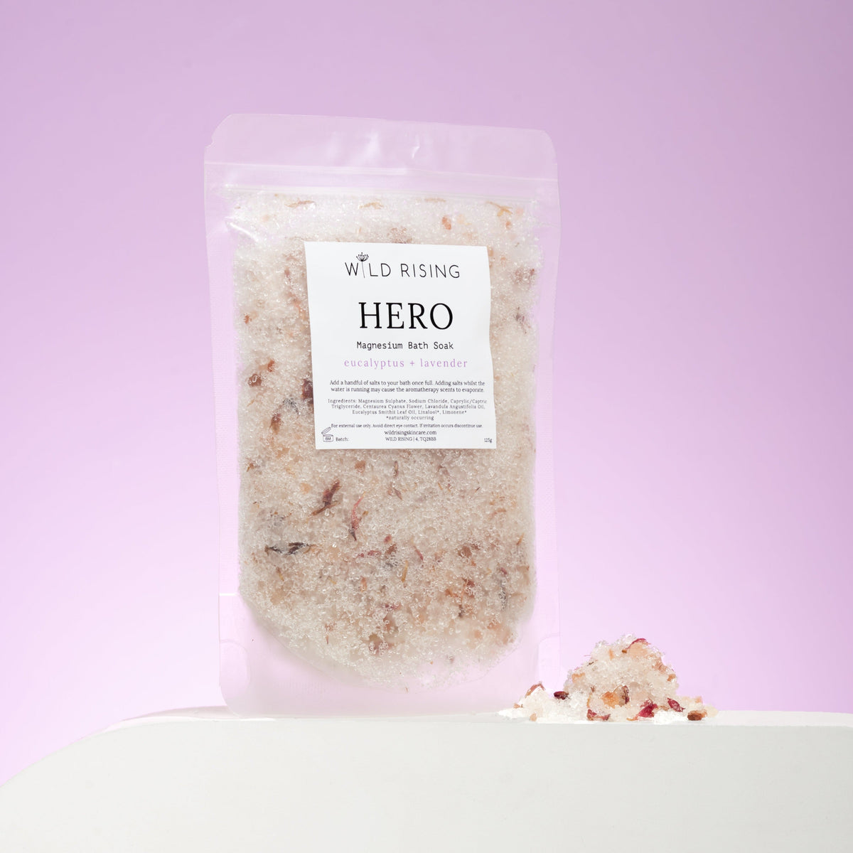 Hero - Eucalyptus Muscle Soak Bath Salts 125g