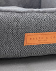 THE BALMORAL | LUXURY HERRINGBONE BOLSTER DOG BED