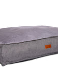 THE BALMORAL | LUXURY HERRINGBONE FLAT PILLOW DOG BED