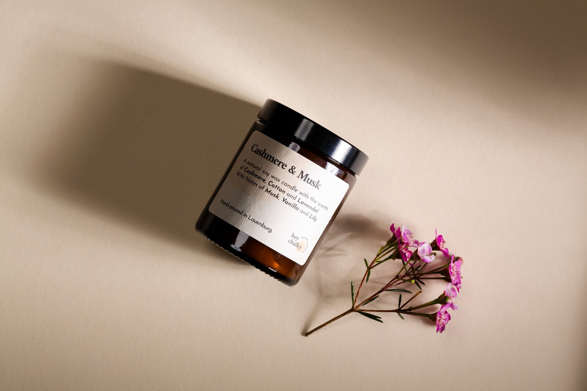 Cashmere &amp; Musk 155g Kerze-3