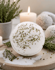 Himalayan Salt Bath Bomb - Clarity with Rosemary & Clary Sage & Olive Oil