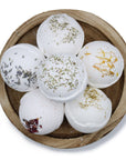 Himalayan Salt Bath Bomb - Clarity with Rosemary & Clary Sage & Olive Oil