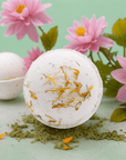 Himalayan Salt Bath Bomb - Energise with Lemon, Ginger, Orange & Avocado Oil