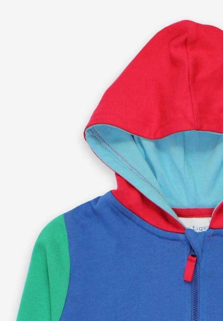 Colorful Organic Hoodie with Rainbow Print for Kids, Cozy and Warm for All Seasons by Toby Tiger at brixbailey.com