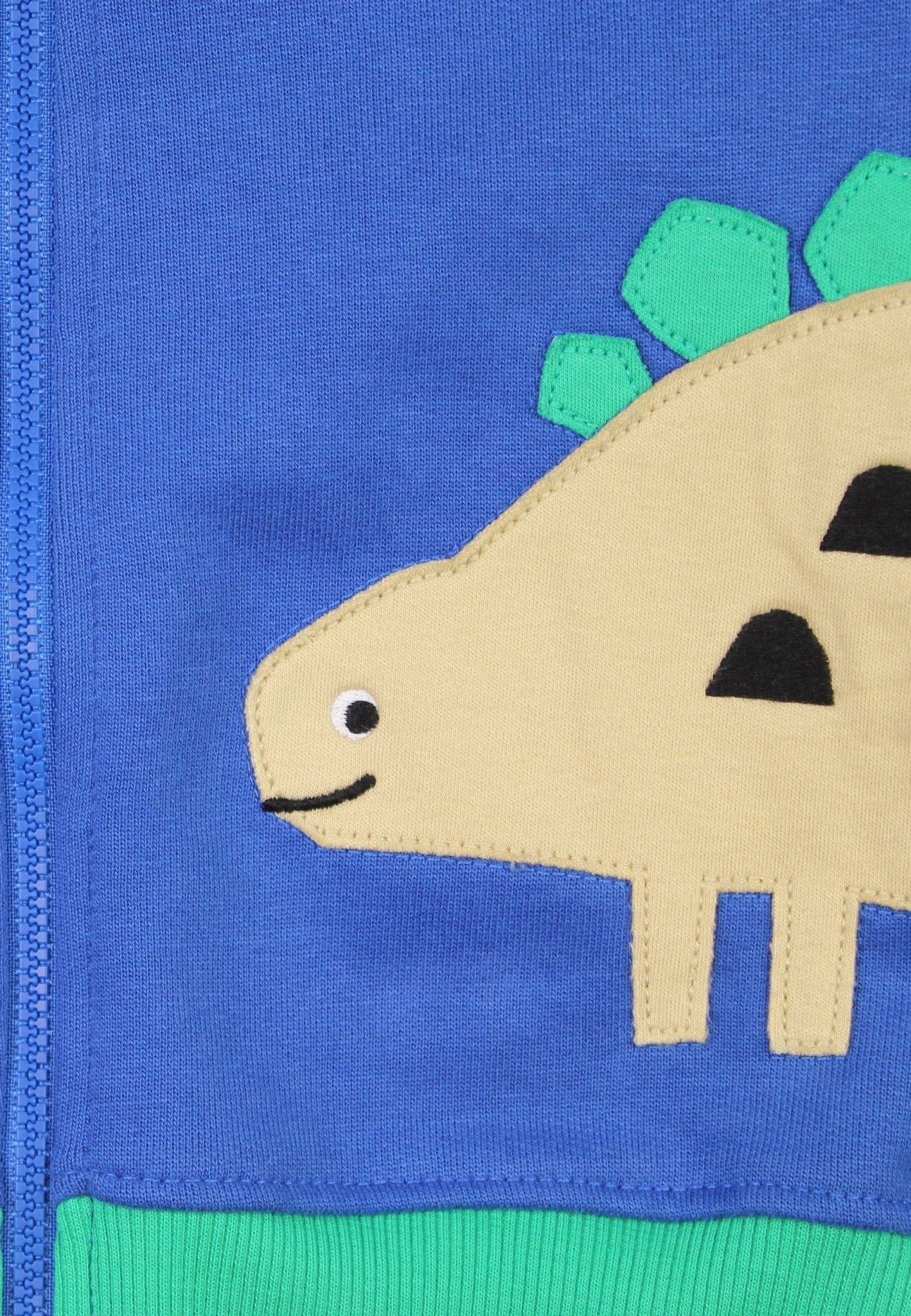 Premium Dinosaur Hoodie for Kids - Soft Organic Cotton Sweatshirt with Dino Print and Appliques, GOTS Certified Eco-Friendly by Toby Tiger at brixbailey.com