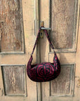 Chic Burgundy Hobo Shoulder Bag