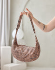Cream Polka Dot Hobo Bag