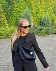 Chic Black Hobo Shoulder Bag