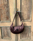 Chic Brown Hobo Bag with Adjustable Strap