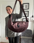Chic Brown Hobo Bag with Adjustable Strap