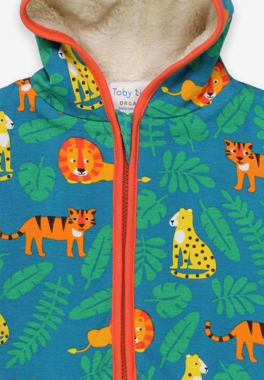 Premium Baby and Toddler Hoodie with Soft Organic Cotton and Cozy Fleece Lining, Warm Hooded Jacket with Pockets for Kids by Toby Tiger at brixbailey.com