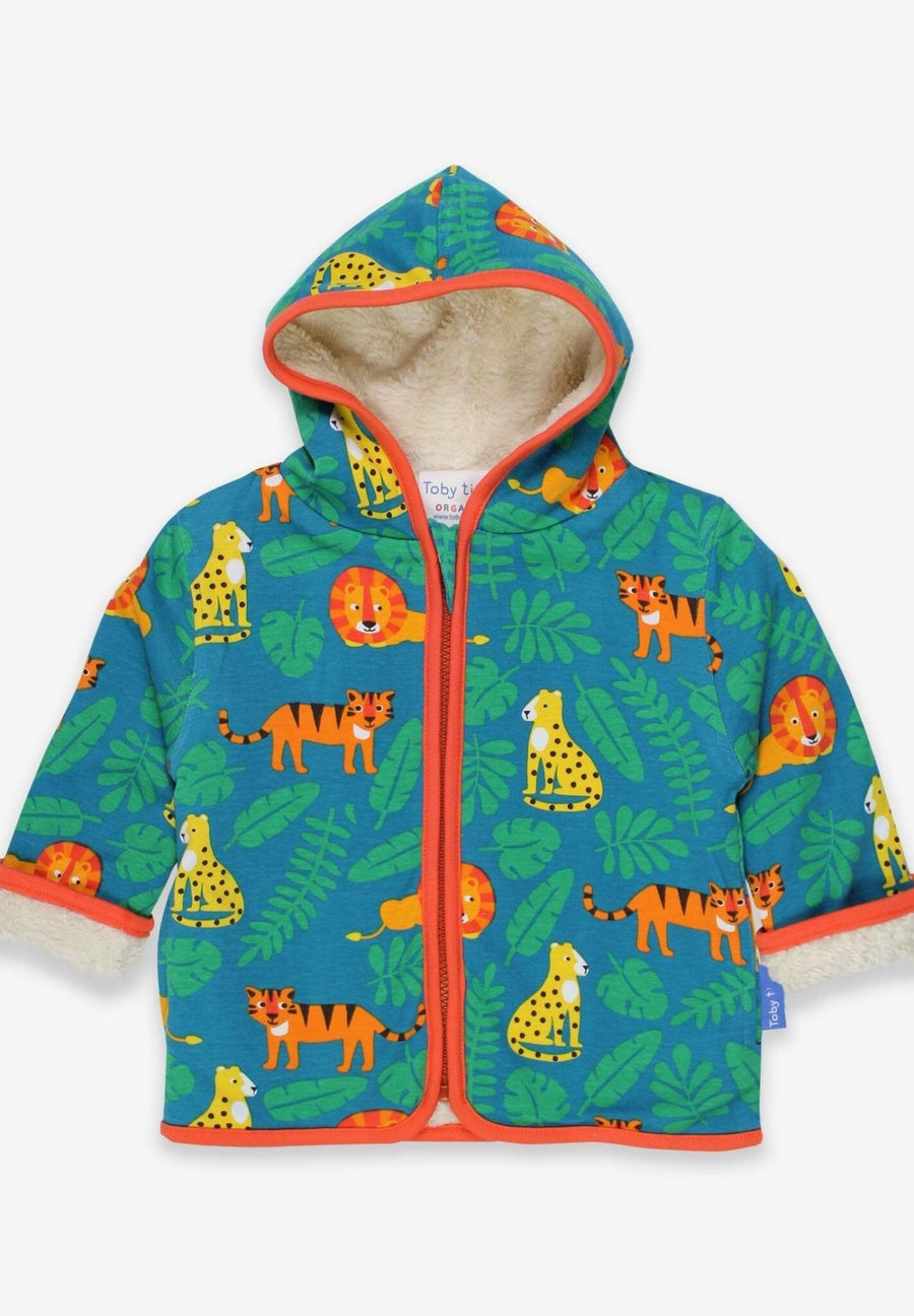 Premium Baby and Toddler Hoodie with Soft Organic Cotton, Cozy Fleece Lining, and Warm Hood, Eco-Friendly and Machine Washable by Toby Tiger at brixbailey.com