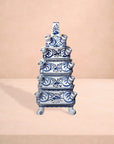 Delft Tulipiere Tall - Hand Painted Ceramic