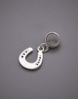 Horse Shoe Lucky Silver Charm