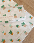 Anti-Roll Wedge Baby Changing Mat - Pot Plants