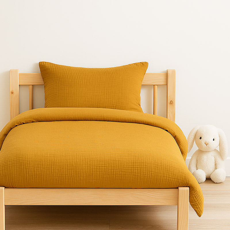 housse de couette en coton bio honey biologique enfant