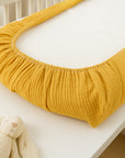 housse de matelas a langer en coton bio honey made in france