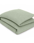 housse edredon 150 x 150 GOTS coton bio vert