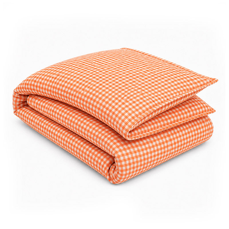 housse edredon 150 x 150 enfant coton bio Vichy