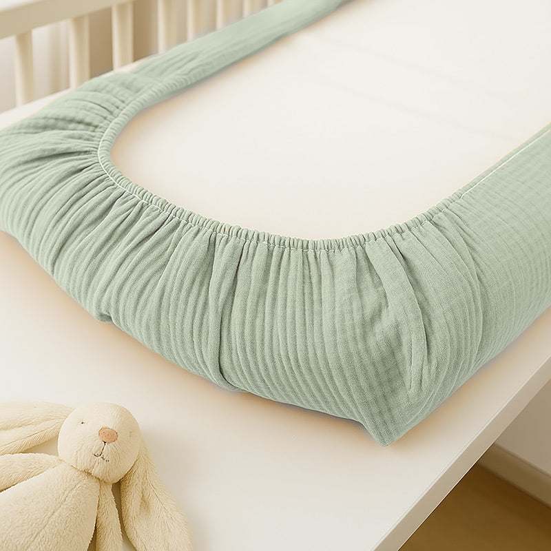 housse matelas a langer coton bio papate vert biologique