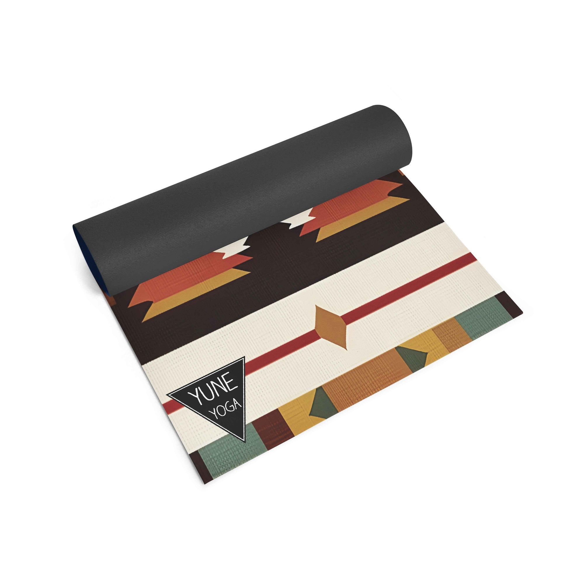 Howling Rock Yoga Mat – 6 mm Extra Thick, Double-Sided Non-Slip, Eco-Friendly PER with Striped Rock Formation Design | Yune Yoga-2