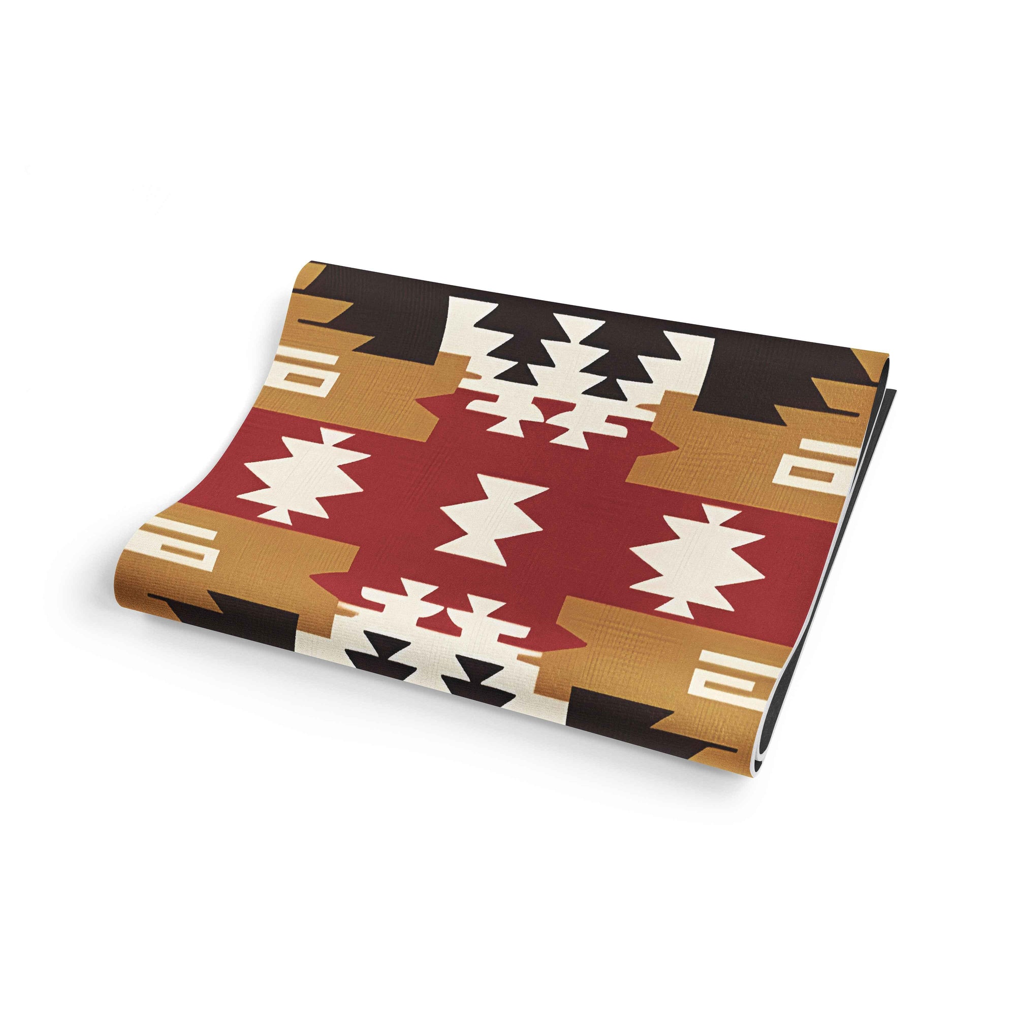 Howling Rock Yoga Mat – 6 mm Extra Thick, Double-Sided Non-Slip, Eco-Friendly PER with Striped Rock Formation Design | Yune Yoga-3