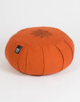 Yoga Studio GOTS Organic Cotton Round Lotus Zafu Buckwheat Cushion