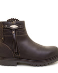 Hudson Ankle Boots in Chocolate