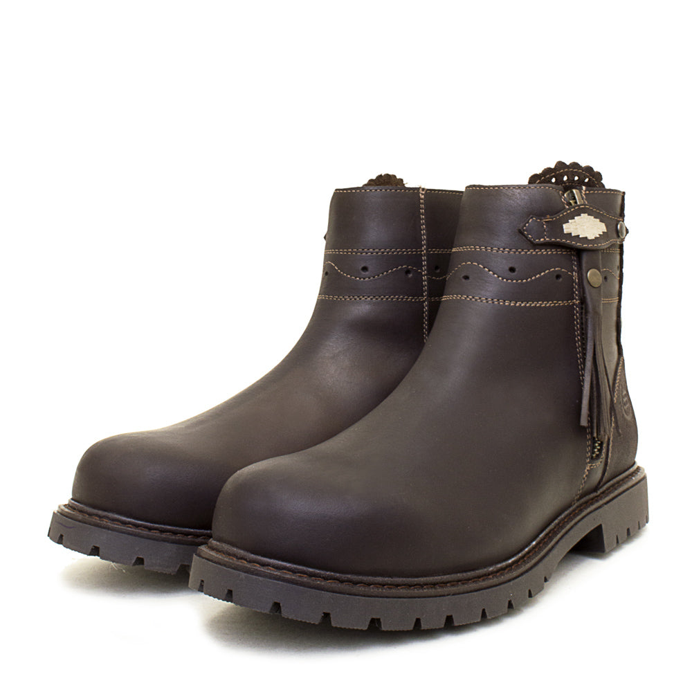 Hudson Ankle Boots in Chocolate