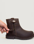 Hudson Ankle Waterproof Boots - Chocolate