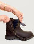 Hudson Ankle Waterproof Boots - Chocolate